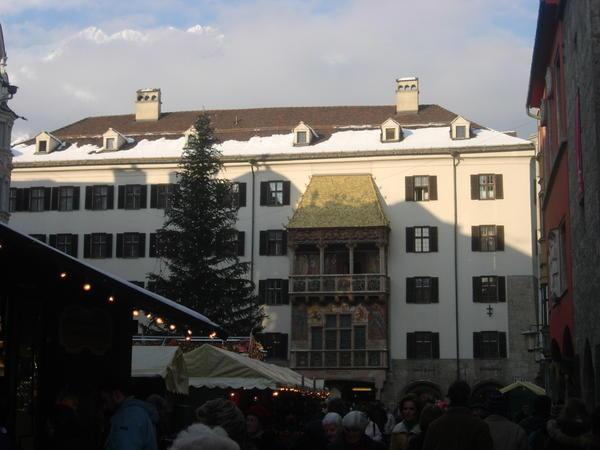 The Goldenes Dachl and Christmas Market