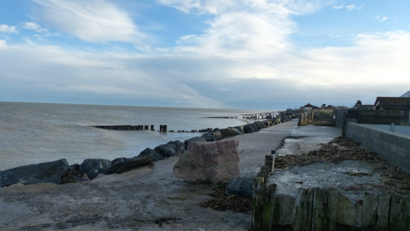 Remnants of the Artificial Harbor in St-Come-De-Fresne