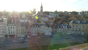 The View Down Into Downtown Caen