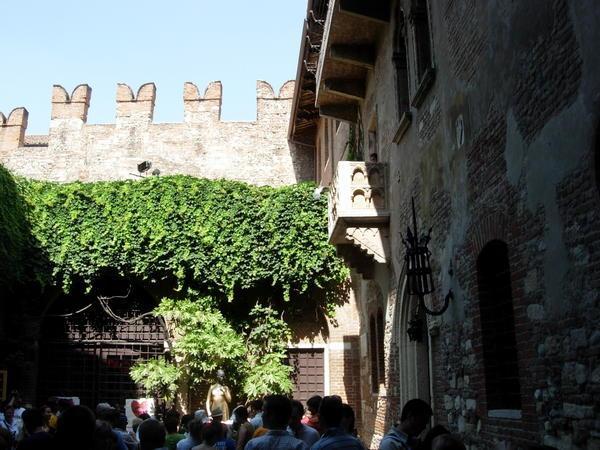 The famous Juliet balcony