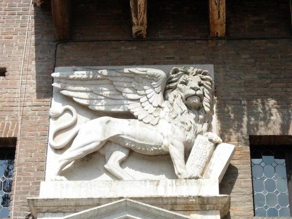 The winged lion of St. Mark