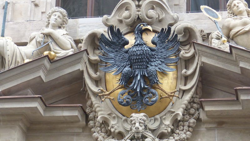 Insignia Above the City Hall (Rathaus)