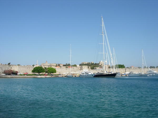 Rhodes harbour