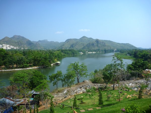 Vista del rio Kwai