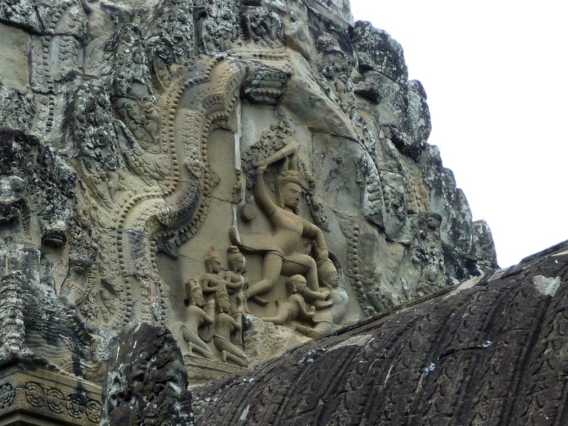 Detalle de las torres en Angkor