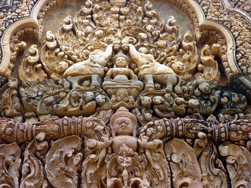 Detalle de Banteay Srei