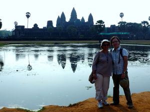 Llegando a Angkor Wat