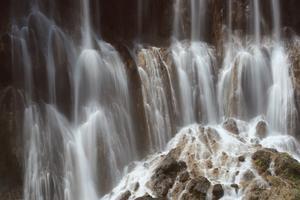 Waterfall closeup, Jiuzhaigou National Park