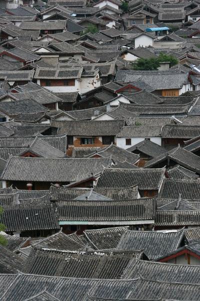 Rooftops, Lijiang old town