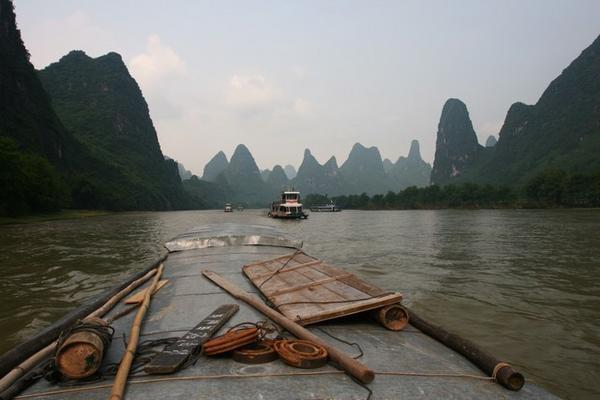 Boating on the Li River