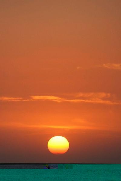 Sunset, Gili Meno from Gili Air