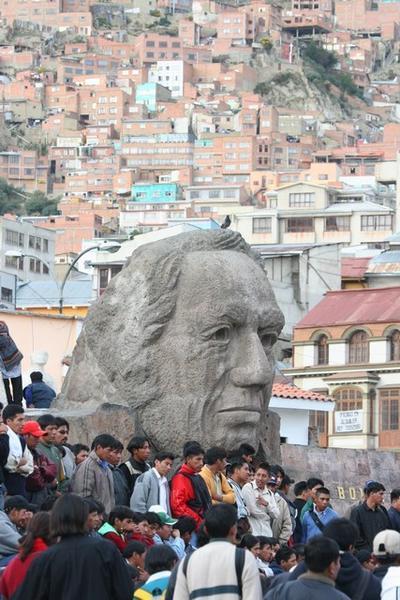 Poliical Rally, La Paz