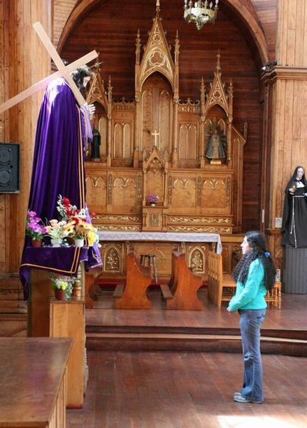Cathedral interior, Castro, Chiloe