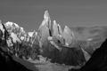 Cerro Torre sunrise (B&W)