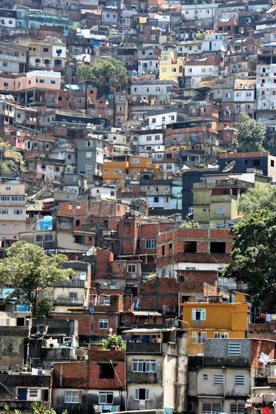 "Going down the favela ..."