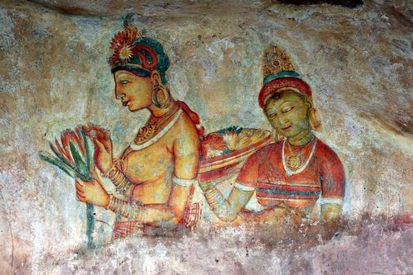 Cave paintings, Sigiriya