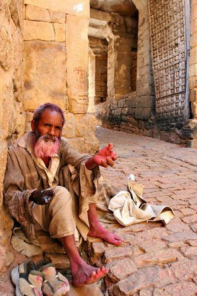 "Beggar Idol", Jaisalmer fort