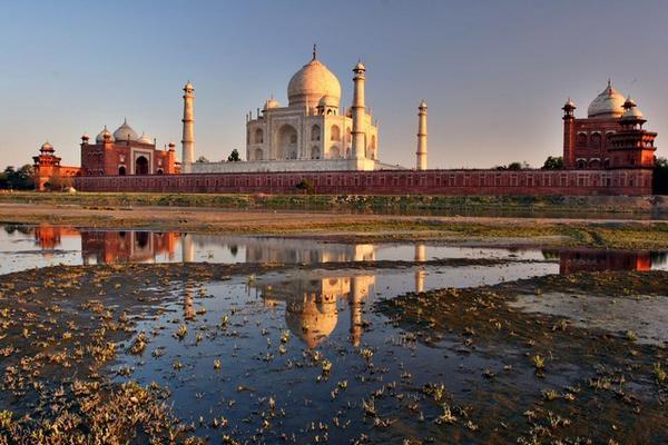 "The backside", Taj Mahal, 