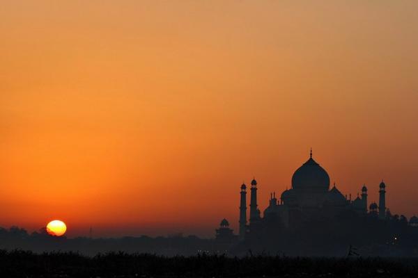 Sunrise, Taj Mahal, 