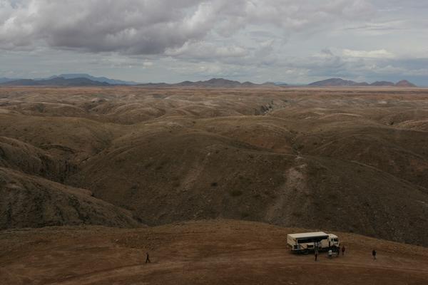 The edge of the Namib desert