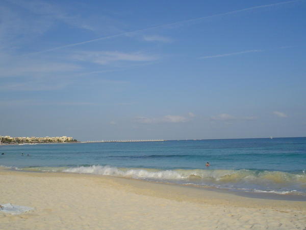 The playa of Playa del Carmen