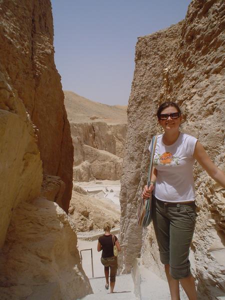 Me by the upper tomb - Valley of the Kings