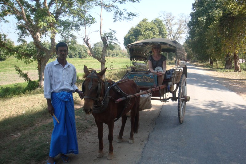 Our horsecart in Inwa
