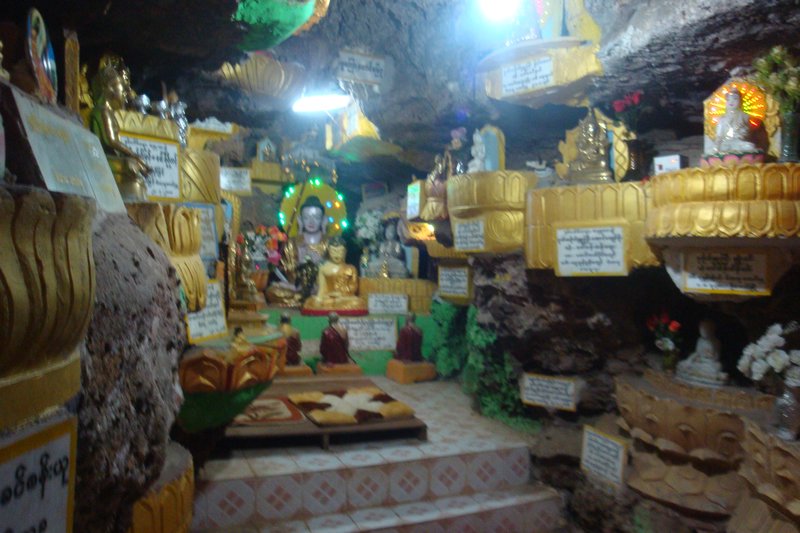 Inside the buddha cave
