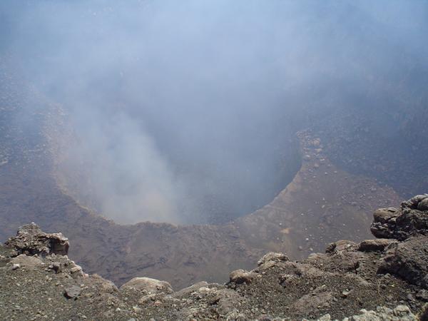 Volcano Masaya Crater