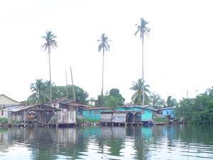 Houses on our way to Bocas de Toro