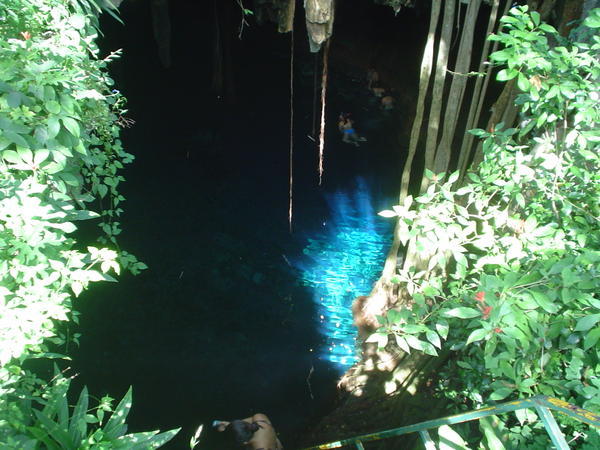 The Cenote from above