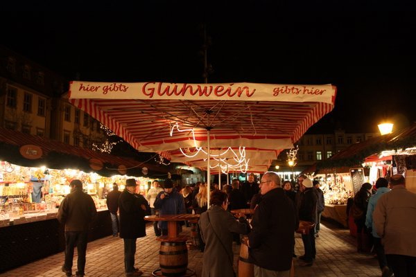 The Gluehwein booth