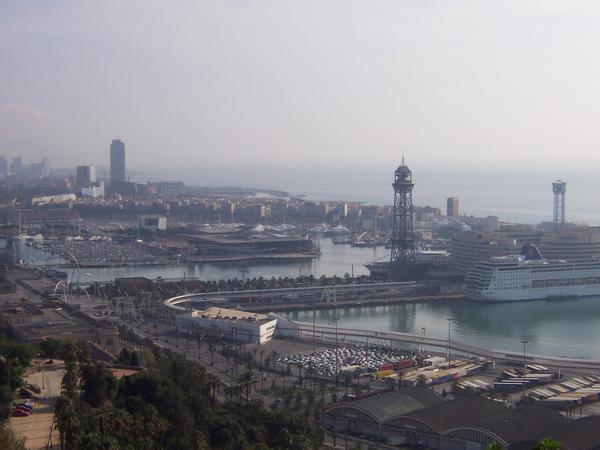  Barcelona Harbour in the early morning