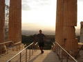 Standing at the top of the Acropolis