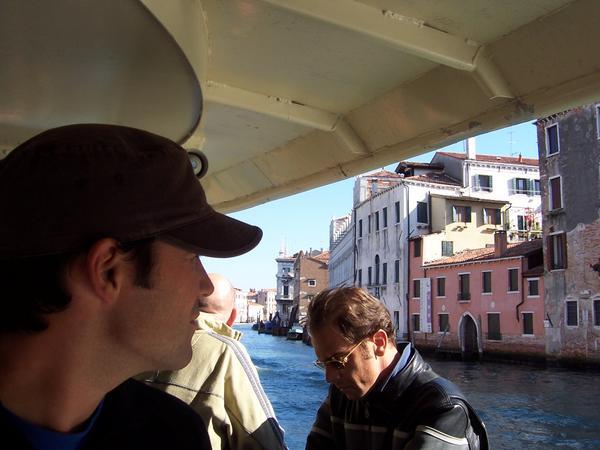 Riding a Water Taxi on the Grand Canal