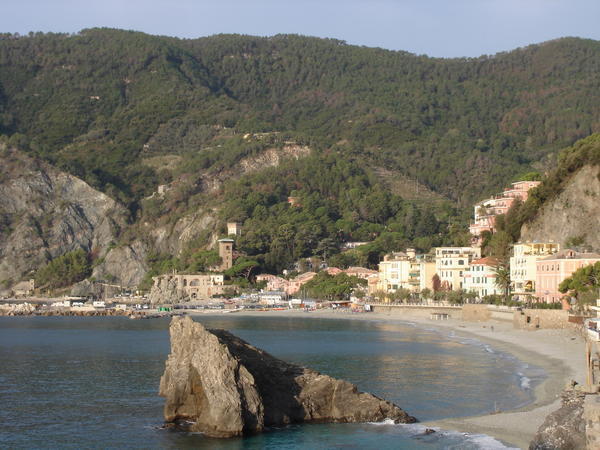 The beach of Monterosso