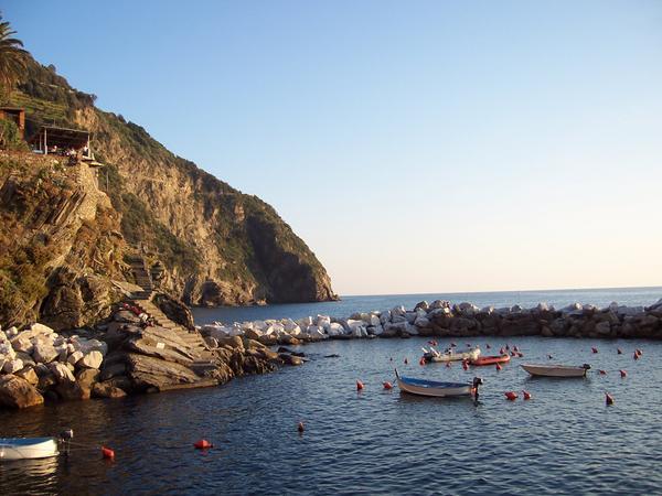 The bay in Riomaggiore
