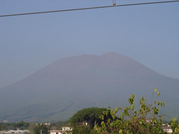 Mt. Vesuvius outside of Pompei