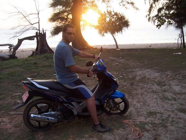 Dan on Motorbike