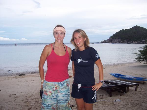 Heidi and Anna at Shark Bay