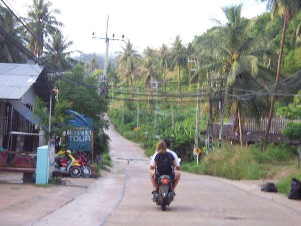 Main Road in Koh Tao