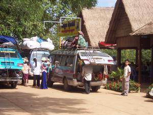 The local transport in Cambodia