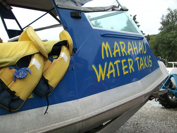 Water taxi - Abel Tasman