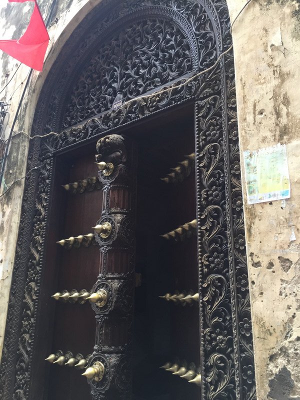 Zanzibar is famous for its wooden doors.