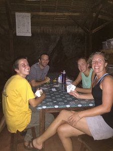 Euchre with our Canadian friends