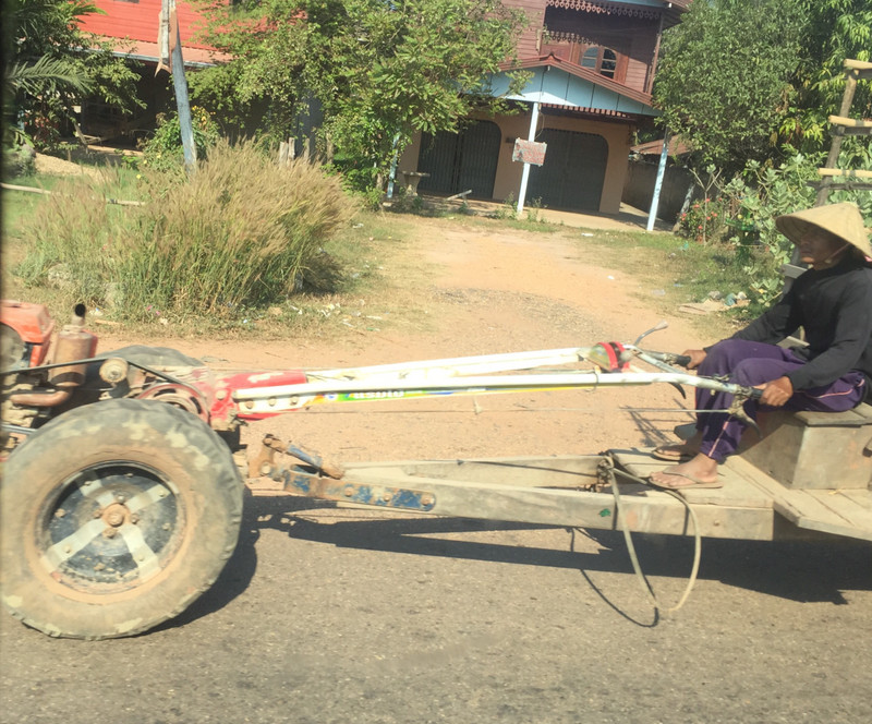 Lao tractor. a.k.a. family minivan