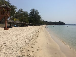 Beautiful Sihanoukville beach.