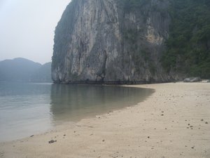 Private island in Halong Bay 