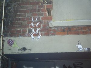 Banksy art in Melbourne