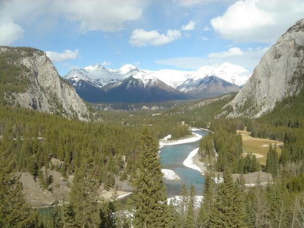 View from our room in the Banff Springs